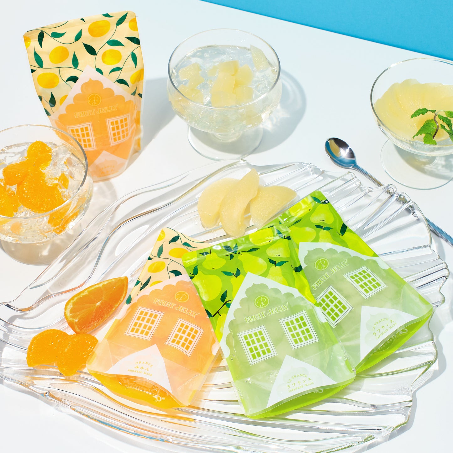 ぷるぷるぷる実ゼリー〈温州みかん / ラフランス〉プチギフトゼリー 【2023年6月15日発売】